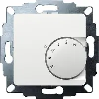 Eberle UTE 1033-RAL9016-G-50 Inbouw kamerthermostaat 5 tot 30°C, Thermostaat, Wit