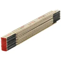 Sola HC 2/10 Duimstok - hout - blank - 2m