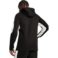 Puma Sportsweatvest 'TeamEvostripe' zwart / wit