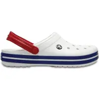 Crocs Uni Volwassen Crocband Clog, Wit/Blauw Denim, maat 38/39 EU