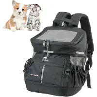 Ferplast Voyager rugzak voor honden, rugzak voor katten, honden tas, hondenkooi