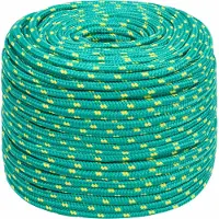 vidaXL Multifunctioneel touw 6 mm 100 m Groen PP 240 kg Max. belasting