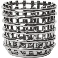 Ferm Living Decoratie Schaal Ceramic Basket Silver