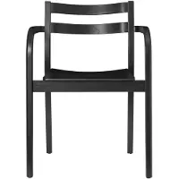 Ferm Living Boda Eetkamerstoel met Armleuningen Black