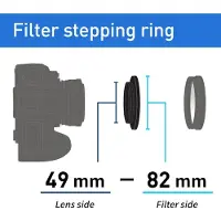 Kenko Stepping Ring 49mm - 82mm