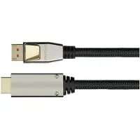 Python DisplayPort naar HDMI kabel - DP 1.4 / HDMI 2.0 (4K 60Hz + HDR) / zwart - 10 meter