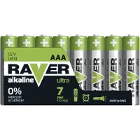 Emos RAVER LR03 (AAA) alkaline batterij, 8 stuks, artikelnummer 70002
