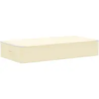 vidaXL Opbergboxen, 6 stuks, vliesmateriaal, 90 x 48 x 15 cm, 64,8 liter, crème