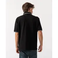 Armani Exchange Shirt zwart / wit