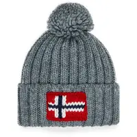 Napapijri Muts 'Semiury' grijs / rood / zwart / wit