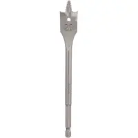 Bosch 2609255337 Mèches Plates Self Cut à Pointe De Centrage Double Ébaucheur Diamètre 20 Mm Longueur 152 Mm