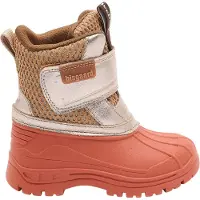Bisgaard leren snowboots met profielzool - oranje/zilver Jongens Leer - maat 28