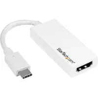 StarTech.com USB-C to HDMI Adapter 4K White