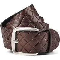 Strellson Riem Leder 100 cm bruin