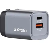 Verbatim lader, universeel, GNC-35, GaN, 35W, grijs