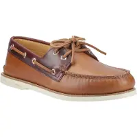 Sperry Authentieke Gouden Cup Leren Heren Tan/Bruine Boten Schoenen