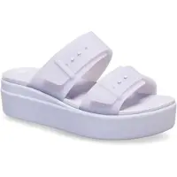 Crocs Brooklyn Buckle Frostedlow Wedge Slippers