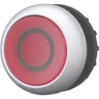 Eaton PowerWare 216957 M22-DRL-R-X0 Verlichte druktoets Kunststof frontring Knop Rood 1 stuk(s) Piece