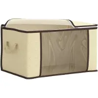 vidaXL Opbergbox met transparant zijpaneel, 6 stuks, 90,3 liter