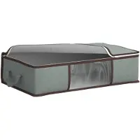 vidaXL Opbergbox met transparant zijpaneel, 6 stuks, 50,4 liter