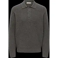 Only & Sons - ONSDALE RLX LS POLO KNIT NOOS Heren Trui