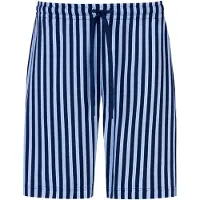 Mey Pyjamabroek 'Graphic Stripes' blauw / wit
