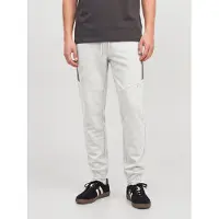 Jack & jones Broek 'JPSTGordon' lichtgrijs / donkergrijs