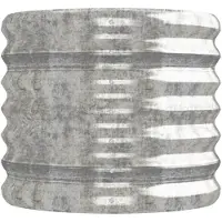 vidaXL Plantenbak 152x40x36 cm gegalvaniseerd staal zilverkleurig