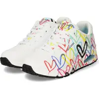 SKECHERS Veterschoen 'Sneaker Damen 155507 WMLT Kunststoff (Synthetik) in weiß' wit