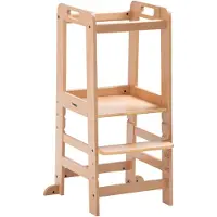 Hauck Learn N Explore - Leertoren - Opstapje - FSC Mix Gecertificeerd Beukenhout - Natural