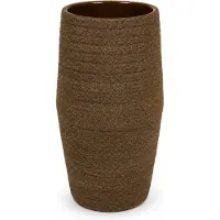HS Potterie Vaas sion d22h40cm zand bruin
