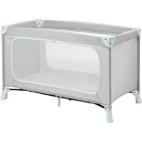Hauck Dream N Play Plus - Campingbedje - Extra grote doorgang - Dusty Mint