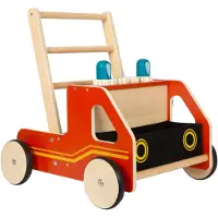 Small Foot - Houten Loopwagen Brandweer