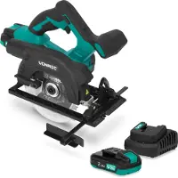 Vonroc Accu Cirkelzaag 20V – 150mm | Incl. 2x 2.0Ah accu en snellader