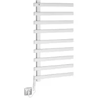 Sapho ELCOR elektrische handdoekdroger, 480x920x50 mm, 128 W, mat wit