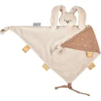 Nattou LAPIDOU Maxi Knuffeldoekje Doudou - Konijn - 65 cm - Zand