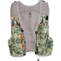 Nike ACG - Trail / Running rugzakken en riemen - Vest 5L Printed Green/Orange/White voor Unisex van Nylon - Maat S - Groen