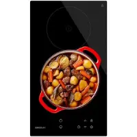 Cecotec 02851, Zwart, Inbouw, Keramisch, 2 zones, 2 zones, Middel