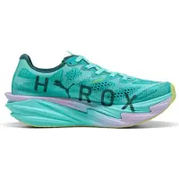 Puma Deviate NITRO Elite 4 HYROX Hardloopschoenen Blauw Geel AW26 Dames, Maat 39 - EUR