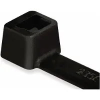 Hellermanntyton 111-08290 T80I-W-BK-C1 Kabelbinder 300 mm 4.70 mm Zwart Weerbestendig 100 stuk(s)