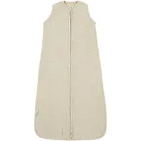 Meyco Baby Uni baby zomerslaapzak - pre-washed hydrofiel - soft sand - 110cm - 0.5 TOG