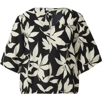 s.Oliver Blouse crème / zwart