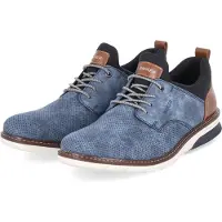 Rieker Veterschoen blauw gemêleerd / brokaat / zwart
