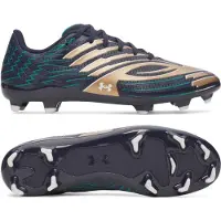 Under Armour Shadow Select 4 Gras Voetbalschoenen (FG) Donkerblauw Bruin Groen Wit