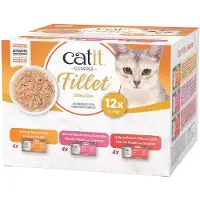 Catit Cuisine Kipfilet Variatiepakket Natvoer Voor Katten 12x75g