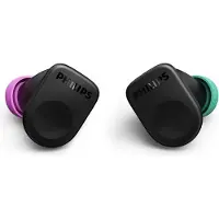 Philips TAMS3BK/00 The Buds - True Wireless Oordopjes - Adaptieve Noise Cancelling - Bluetooth 6.0 - Tot 42 Uur Batterijduur - Smart Charging Case met Touchscreen - IP54 - Multipoint - Zwart