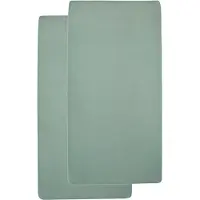 Meyco Hoeslaken 2st. Juniorbed 70x140/150 Stone Green