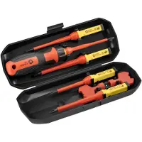 Högert Technik schroevendraaierset HT1S998, gemaakt van gereedschapsstaal