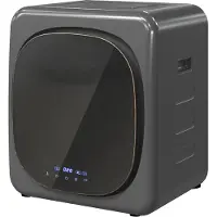 HOMCOM Wasdroger Roestvrij staal, ABS 48L x 40B x 56H cm Grijs