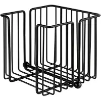Aps URBAN servethouder, metaal, zwart (19 x 19 x 18 cm)